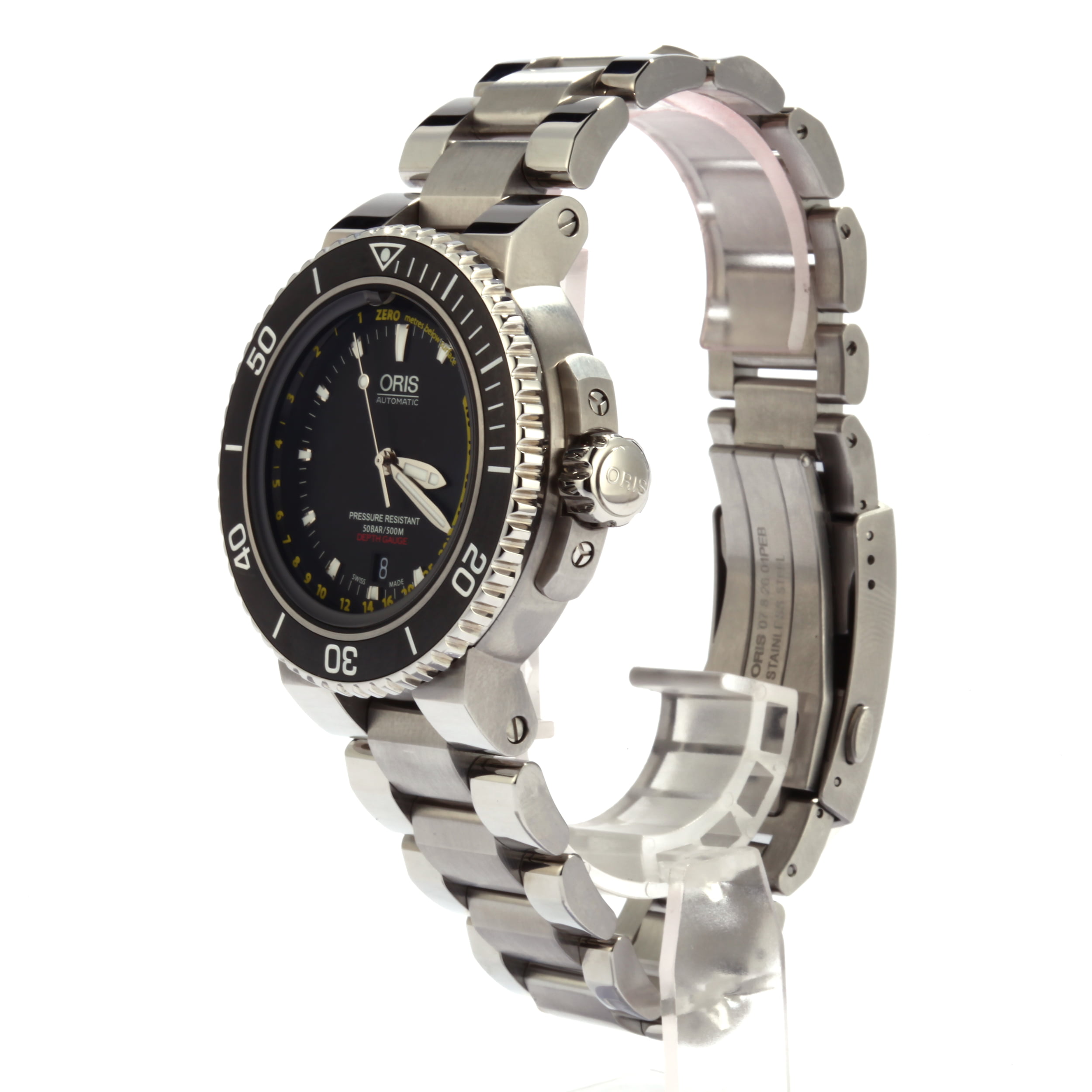 Buy Oris Aquis 01 733 7755 4154-Set MB | Bob's Watches - Sku: 144468