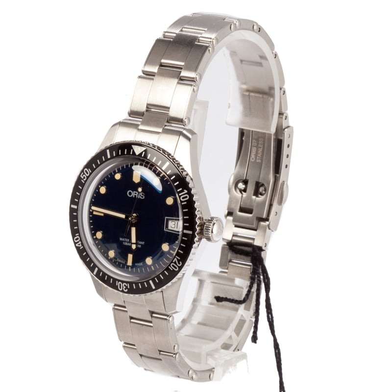 Oris Divers Sixty-Five Steel Blue Dial