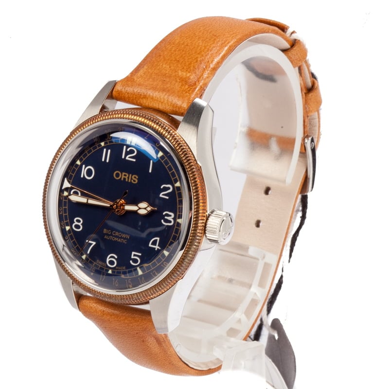 Oris Big Crown Pointer Date Leather Band