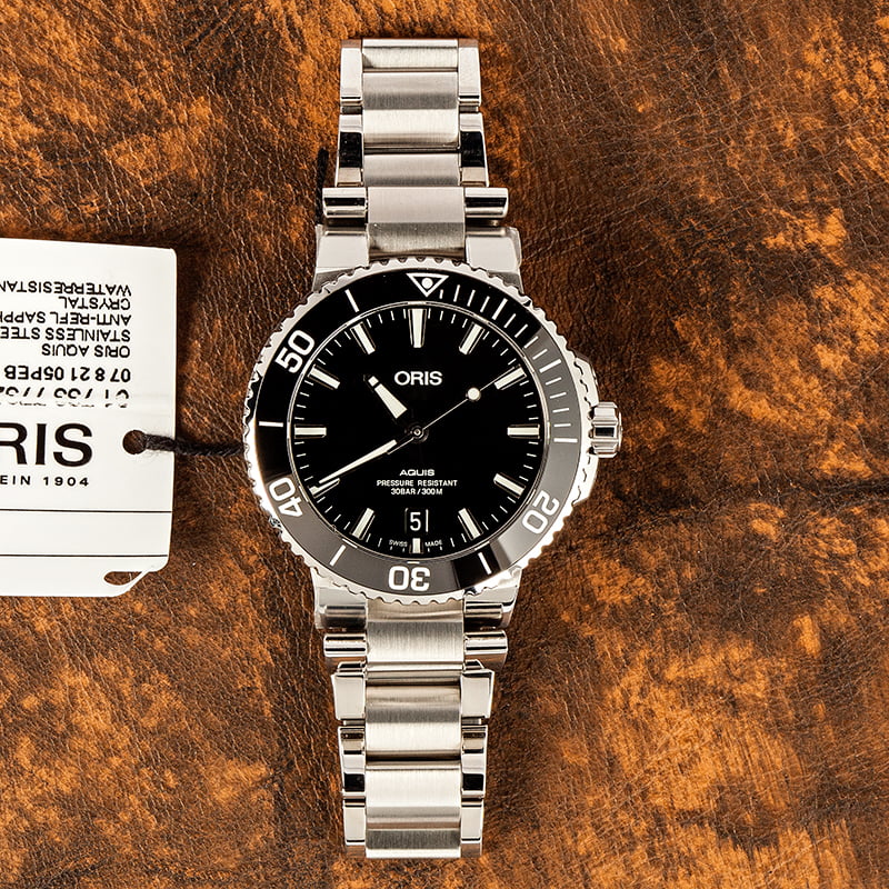 Buy Oris Aquis 01 733 7732 4134-07 8 21 05PEB | Bob's