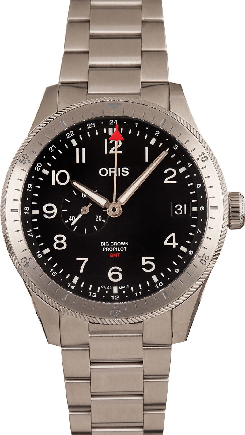 oris propilot timer gmt