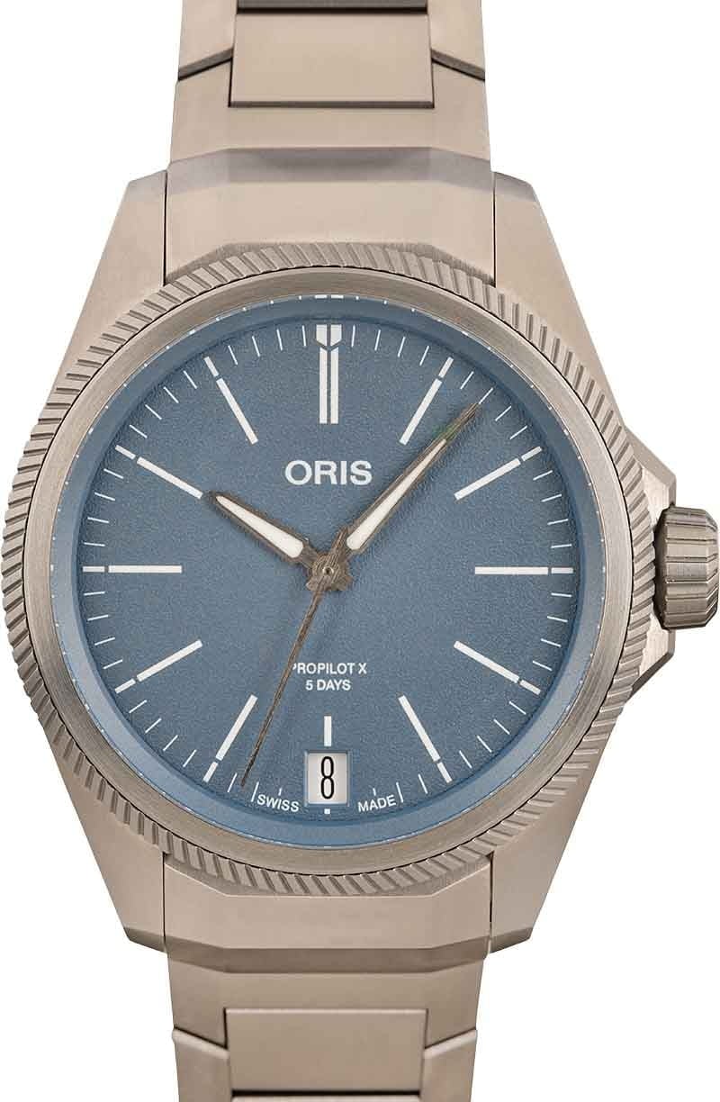 Buy Oris ProPilot X 01 400 7778 7155-07 7 20 01TLC | Bob's Watches