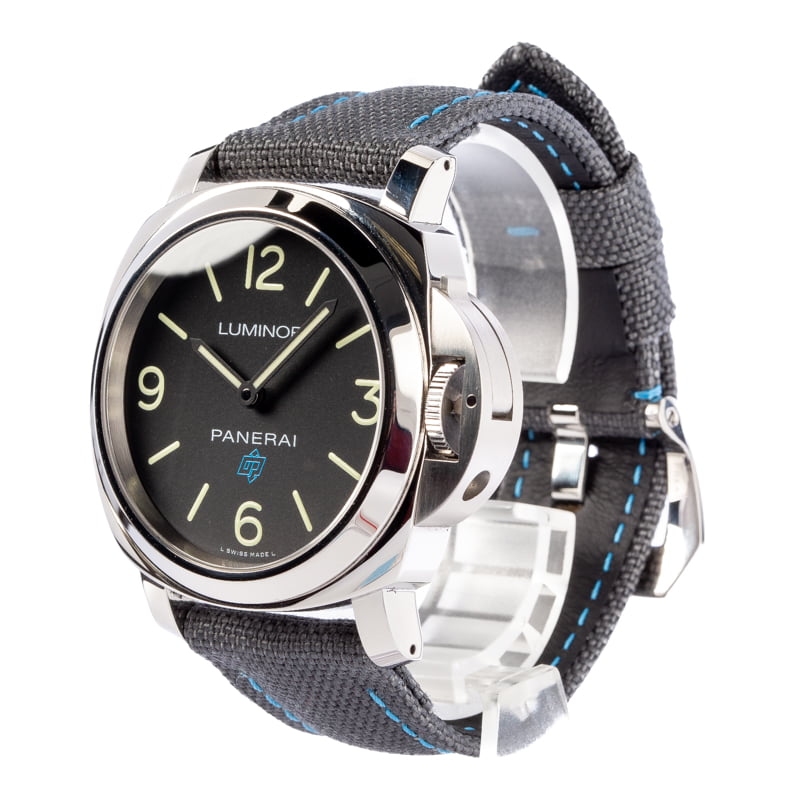 Mens Panerai Luminor Base Logo Stainless Steel