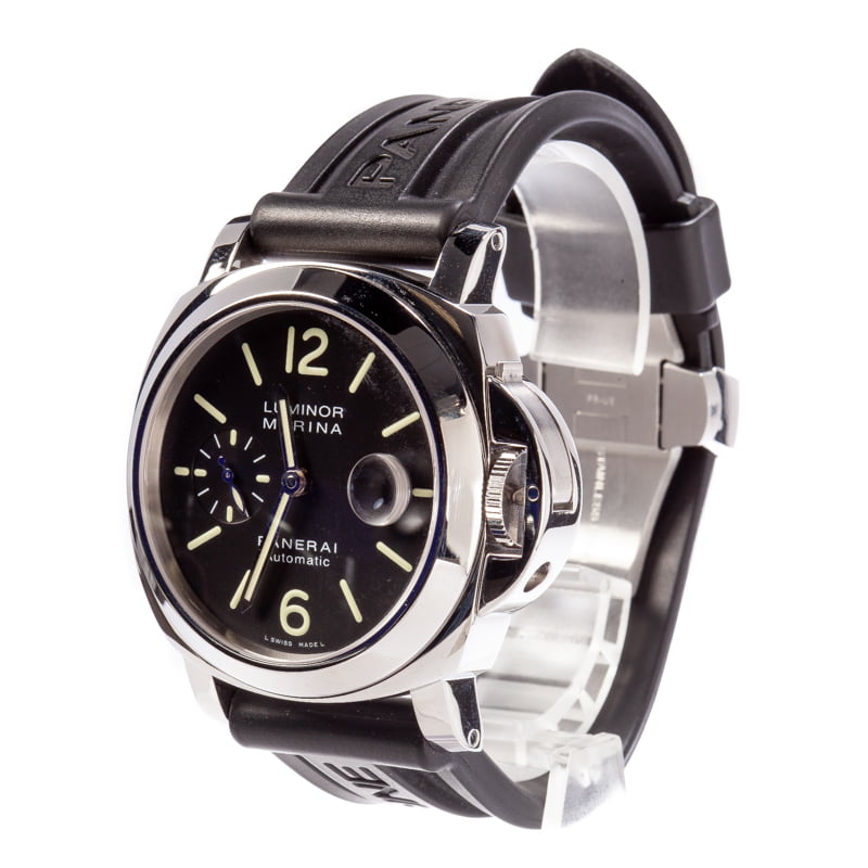 Panerai Luminor Marina PAM 104 Black Dial