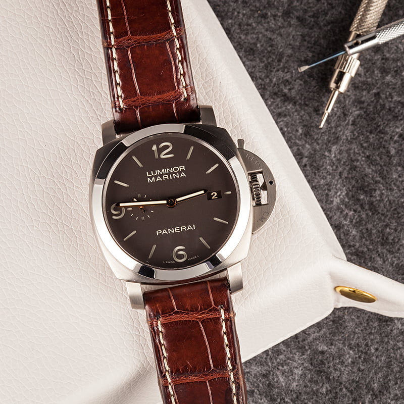 Panerai Luminor Marina PAM351 Tabacco Brown Dial