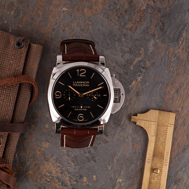 PreOwned Limited Panerai Luminor 1950 8 Days "Equation of Time" PAM601