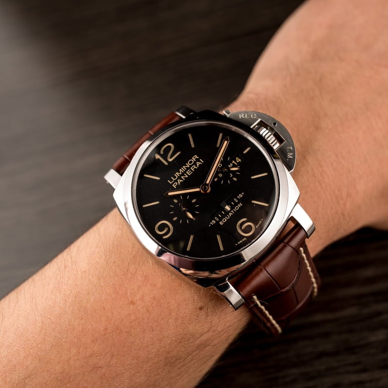 PreOwned Limited Panerai Luminor 1950 8 Days "Equation of Time" PAM601