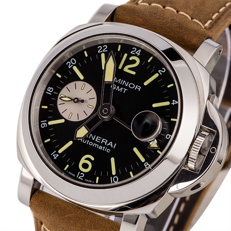 Pre-Owned Panerai Luminor GMT Acciaio PAM 01088