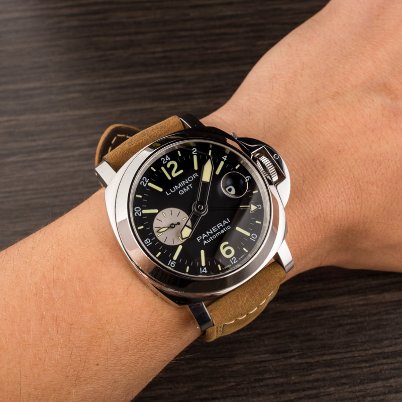 Pre-Owned Panerai Luminor GMT Acciaio PAM 01088