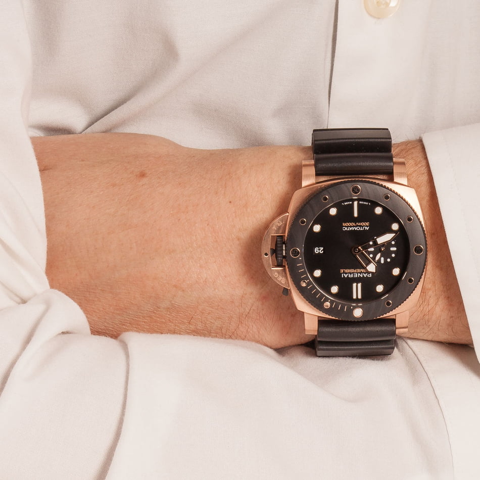 Panerai Submersible QuarantaQuattro Goldtech OroCarbo