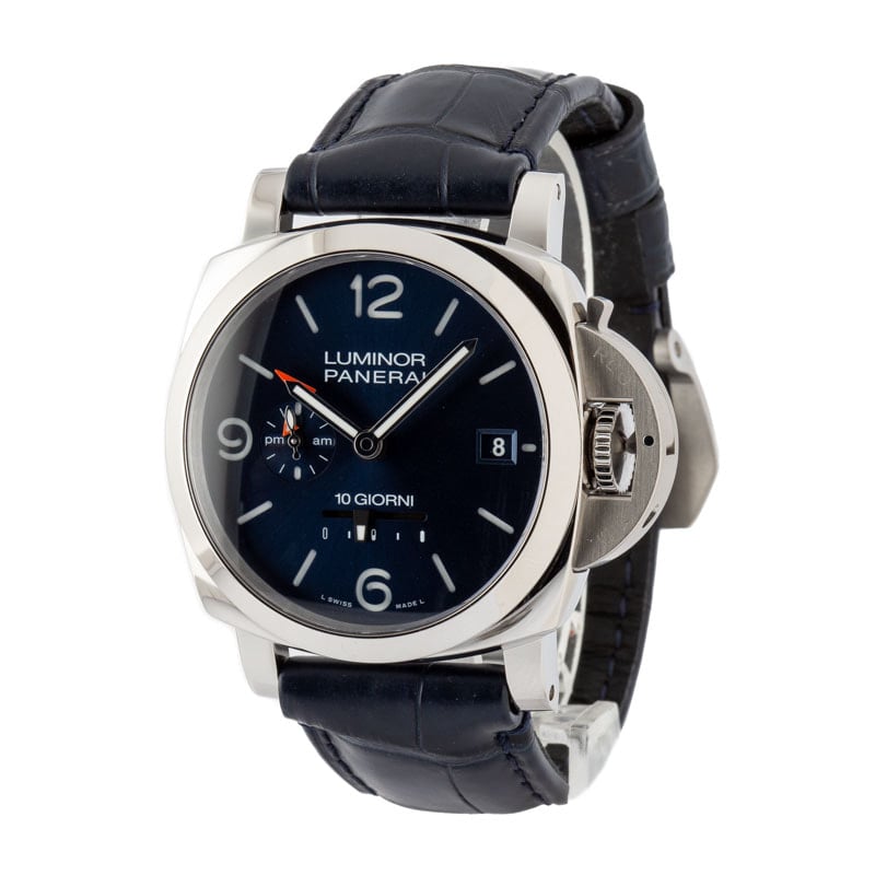 Panerai Luminor Dieci Giorni GMT PAM01482 Blue Dial