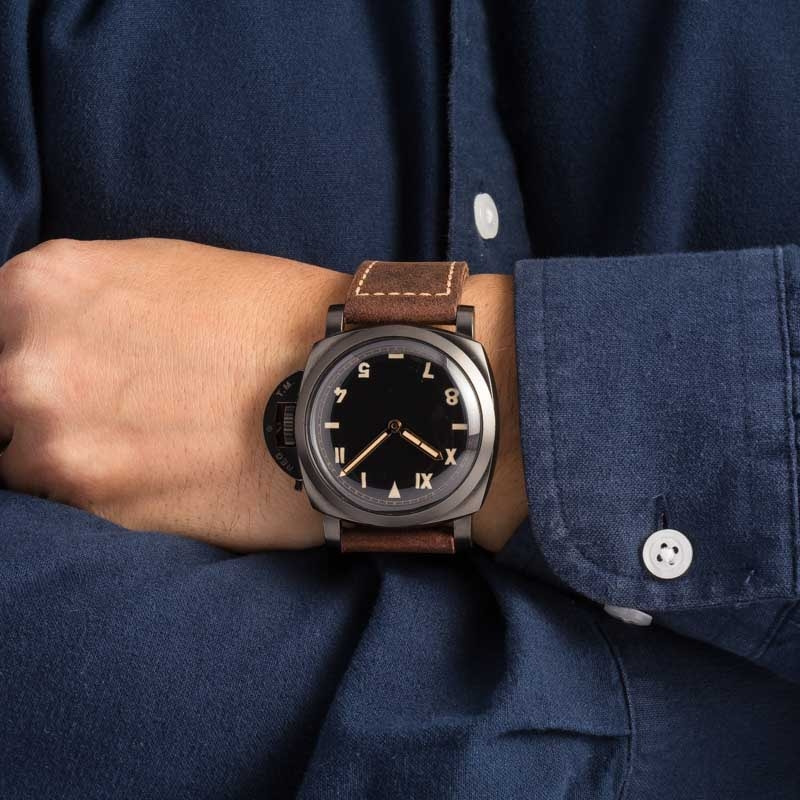 Panerai Luminor 1950 3 Days Titanio DLC PAM00629 Black Dial