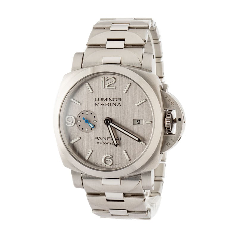 Panerai Luminor 1950 Marina PAM00978 Silver Dial