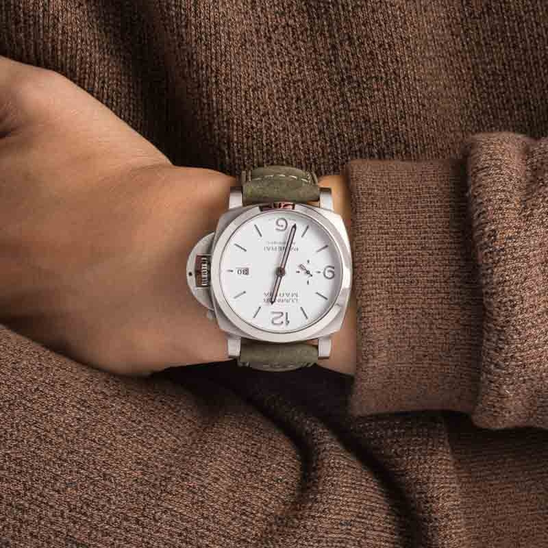 Panerai Luminor Marina Ref PAM01314 White Dial