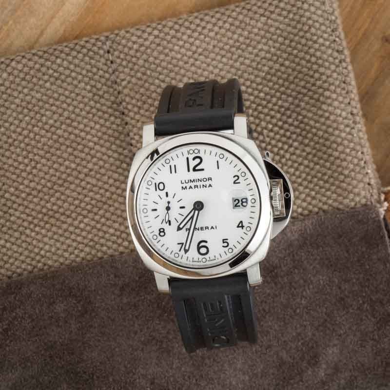 Panerai Luminor Marina PAM00049 White Dial
