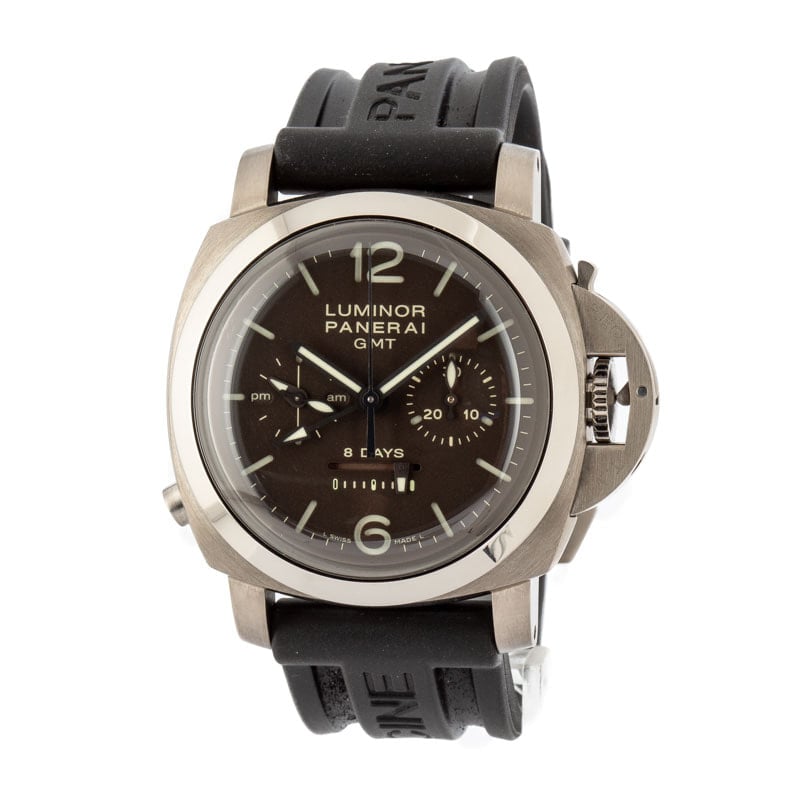 Panerai Luminor 1950 Chrono Monopulsante 8 Days GMT Titanium