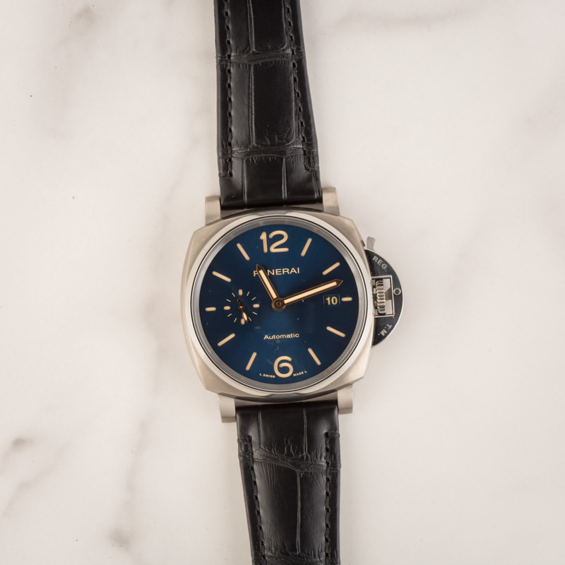 Panerai Luminor Due Blue Dial