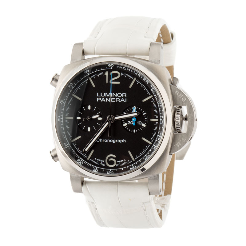 Panerai Luminor Chrono PAM01109 Black Dial