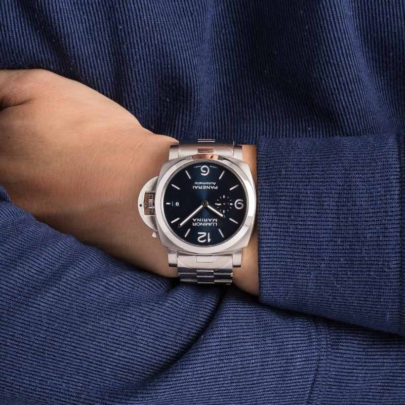 Panerai Luminor Marina Specchio Blu Stainless Steel