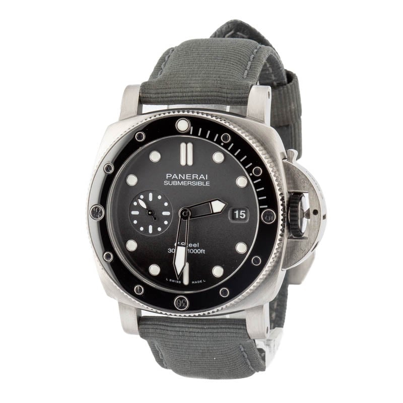Panerai Submersible QuarantaQuattro Grigio Roccia PAM01288 ESteel
