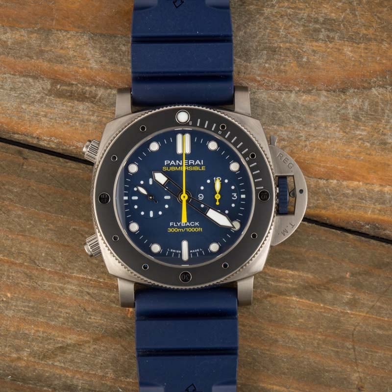 Panerai Submersible Chrono Stainless Steel