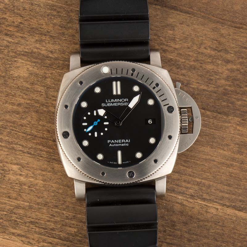 Pre-Owned Panerai Submersible Stainless Steel