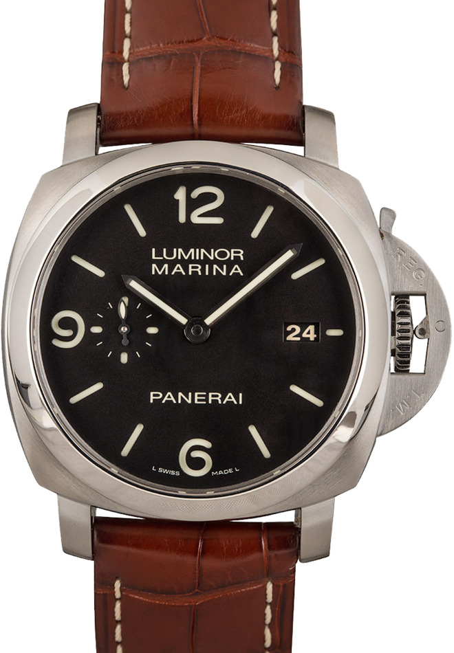 Mens Panerai Luminor Marina Stainless Steel