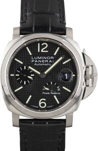 Panerai Luminor Power Reserve PAM00241 Clous de Paris Black Dial