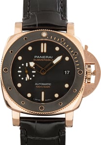 Pre-Owned Panerai Luminor Submersible Ref PAM00974 Goldtech