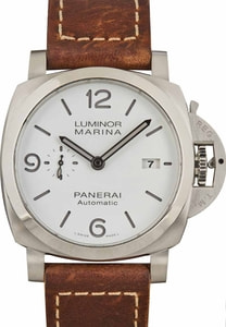 Mens Panerai Luminor Marina White Dial