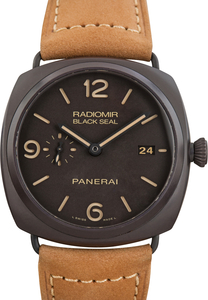 Pre-Owned Panerai Radiomir Black Seal Ref PAM00505 Brown Dial