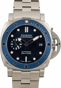 Panerai Submersible Blu Notte Stainless Steel