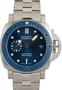 Panerai Submersible Blu Notte Stainless Steel