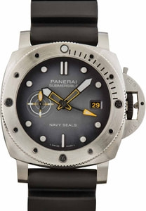 Panerai Submersible GMT Navy Seals Stainless Steel