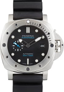 Pre-Owned Panerai Submersible Ref PAM01596 Stainless Steel