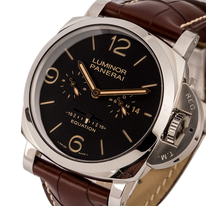 PreOwned Limited Panerai Luminor 1950 8 Days "Equation of Time" PAM601