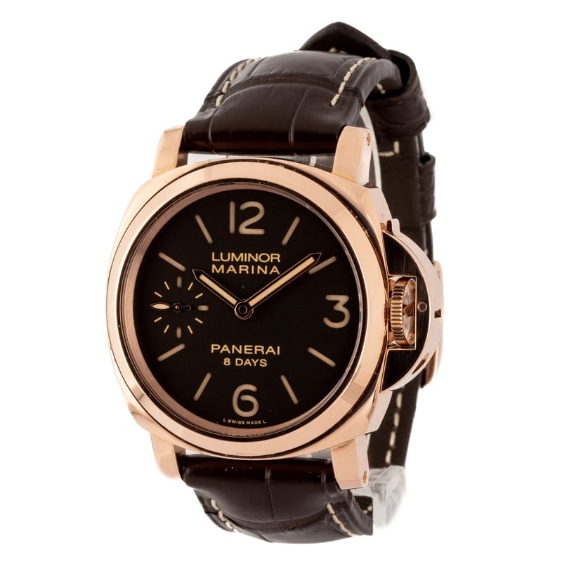 Panerai Luminor Marina 8 Days Oro Rosso