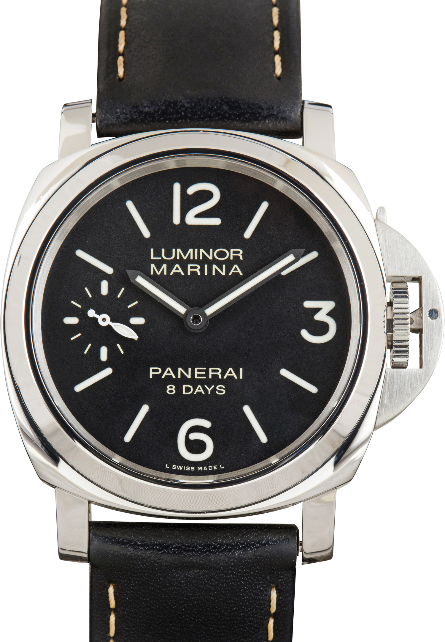 Pre-Owned Panerai Luminor Marina Ref PAM00510 Black Dial