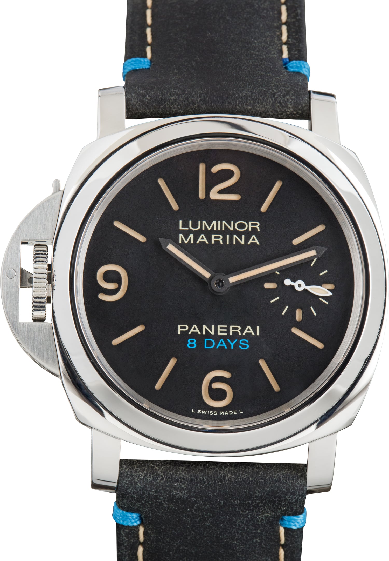 Pre-Owned Panerai Luminor Marina Ref PAM00796 Left Handed Case