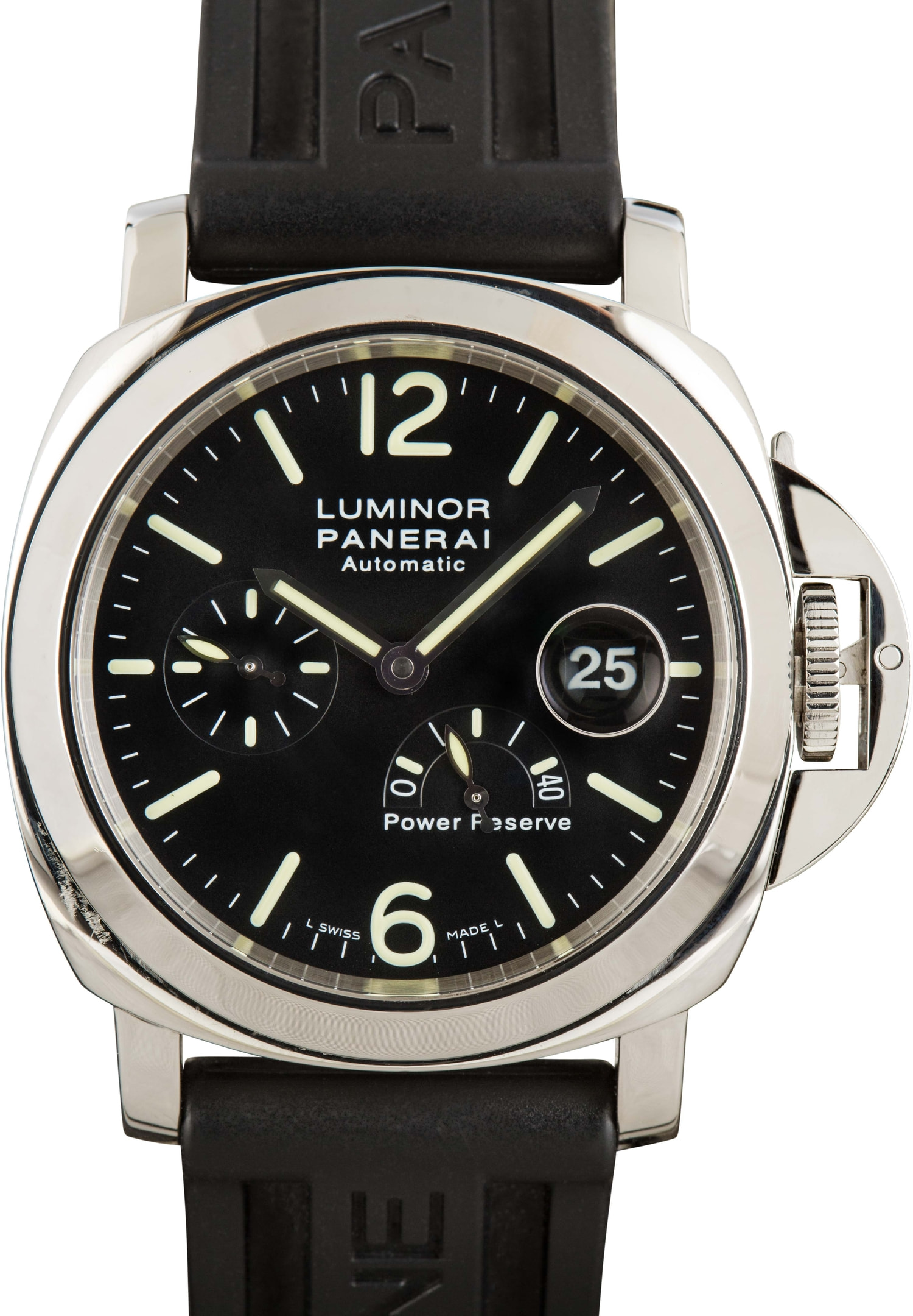 Pre Owned Panerai Luminor Reserve Stainless Steel