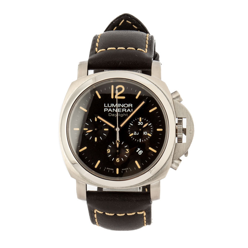 Pre-Owned Panerai Luminor Chrono Daylight Stainless Steel