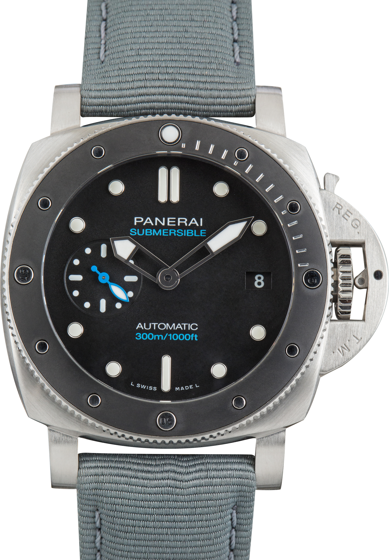 Pre-Owned Panerai Submersible PAM02683 Stainless Steel