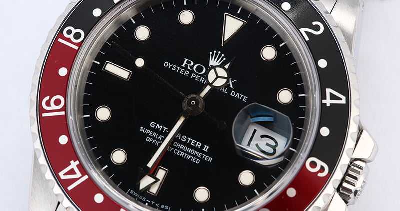 Certified Rolex GMT-Master II Ref 16760 Fat Lady Coke