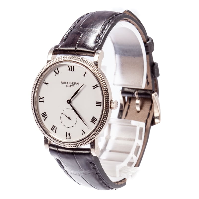 Patek Philippe Calatrava White Roman Dial