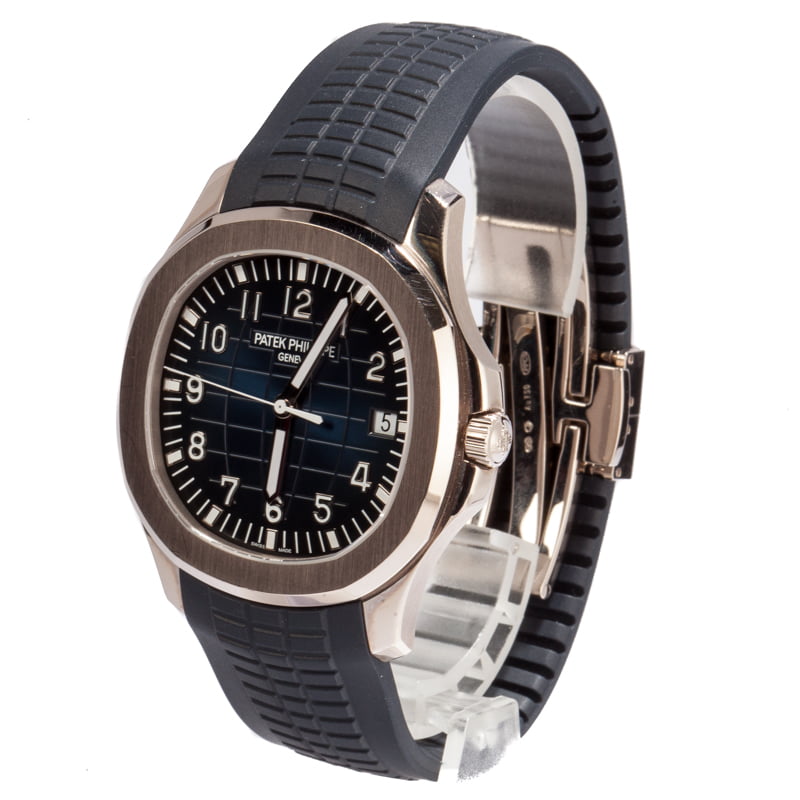 Mens Patek Philippe Aquanaut Blue Dial