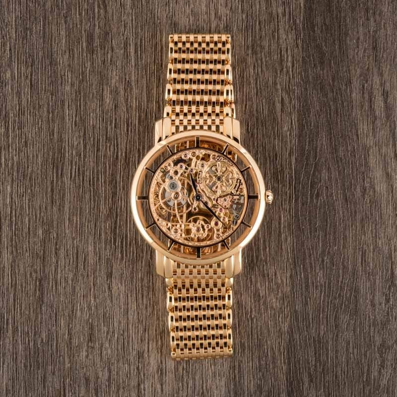 Patek Philippe Complications 18k Rose Gold Skeleton Watch