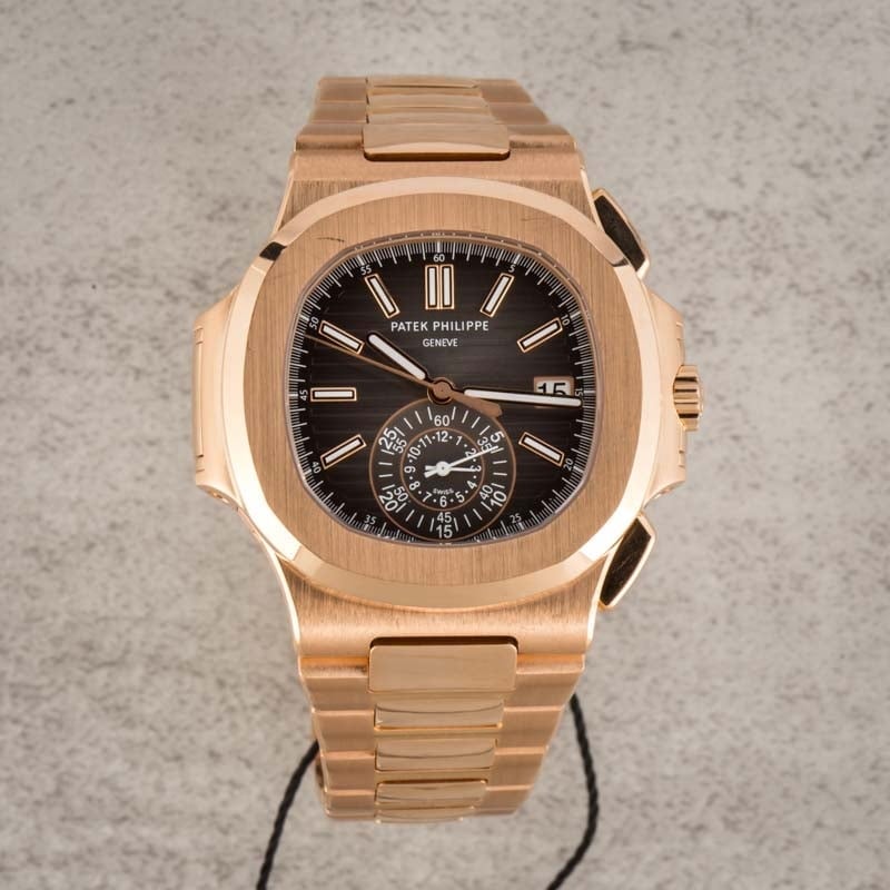 Patek Philippe Nautilus Chronograph Date Rose Gold