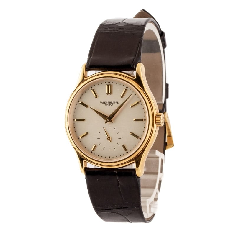 Used Patek Philippe Calatrava 18k Yellow Gold