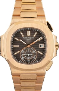 Patek Philippe Nautilus Chronograph Date Rose Gold