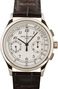 Patek Philippe Complications Chronograph 18k White Gold